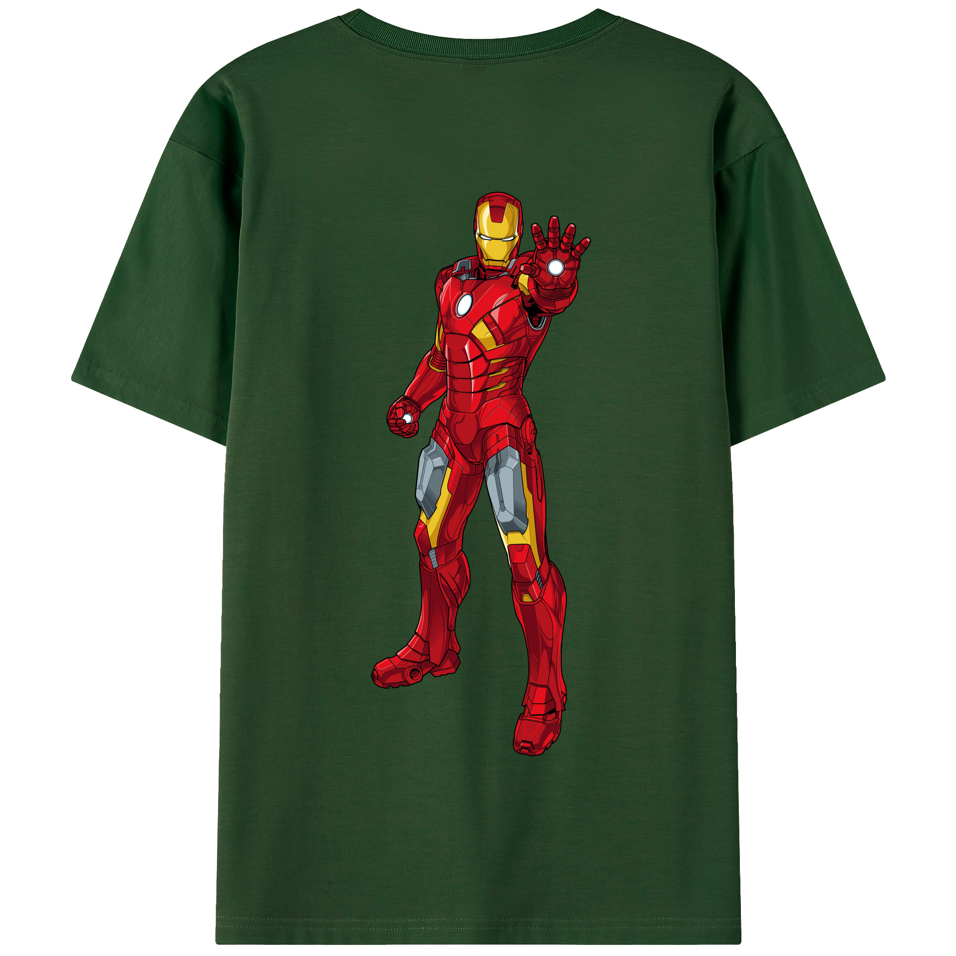 （画像用） アベンジャーズ The Avengers 綿100％半袖Tシャツ（背面プリント）